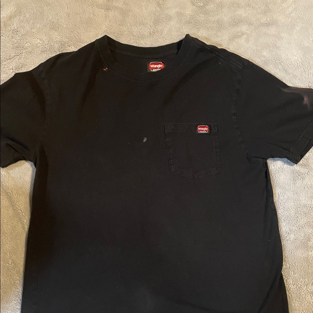 Wrangler Black Short Sleeve Men's Tee